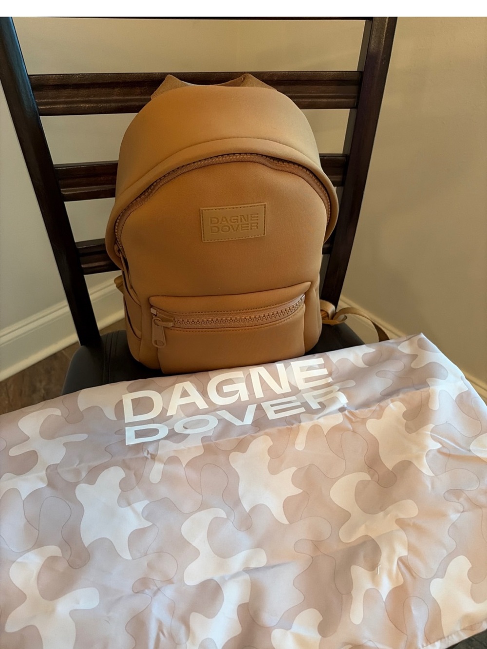 Dagne Dover Camel Tan Mini Backpack